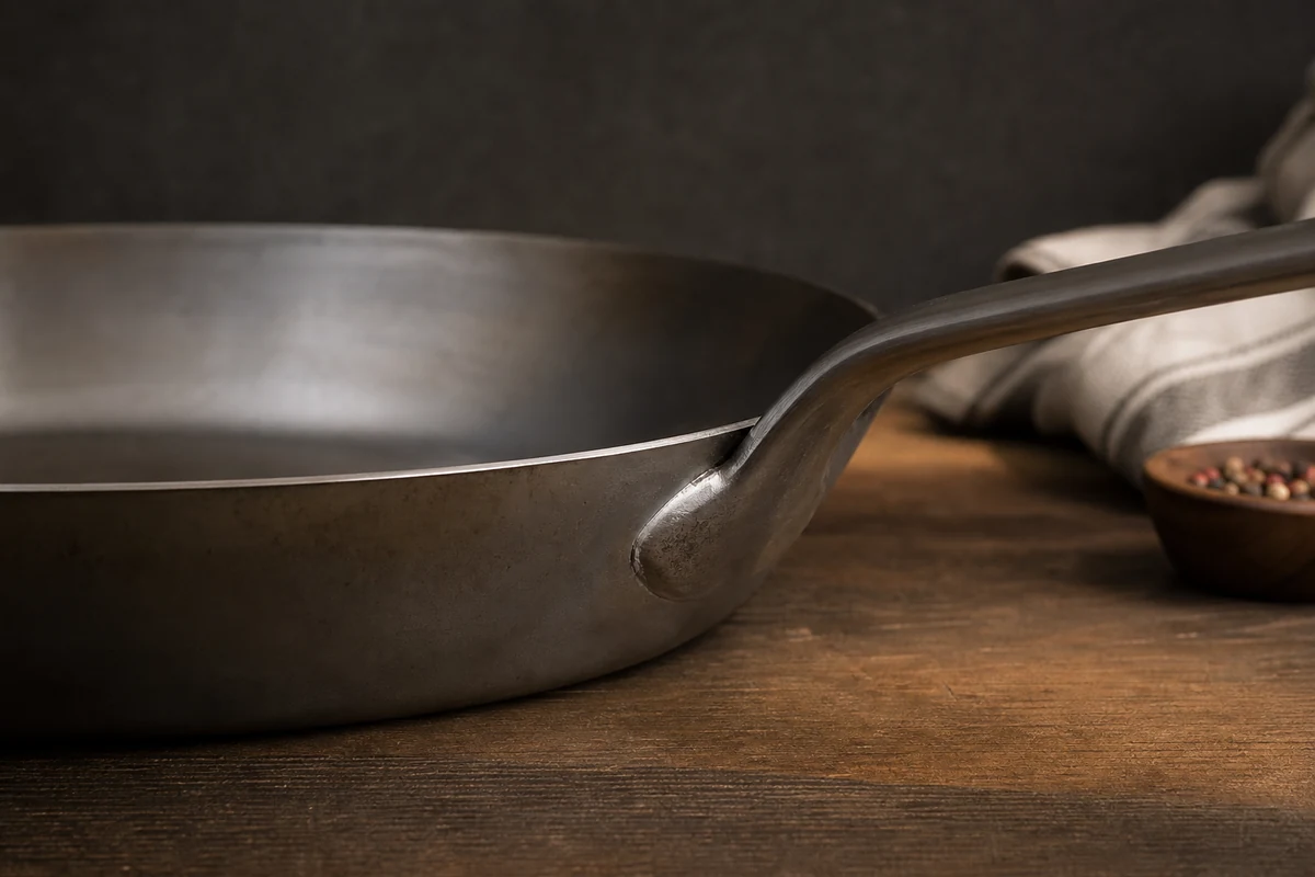 The Matfer Bourgeat Recall Explained: What Owners Need to Know close-up showing the carbon steel surface or cooking process