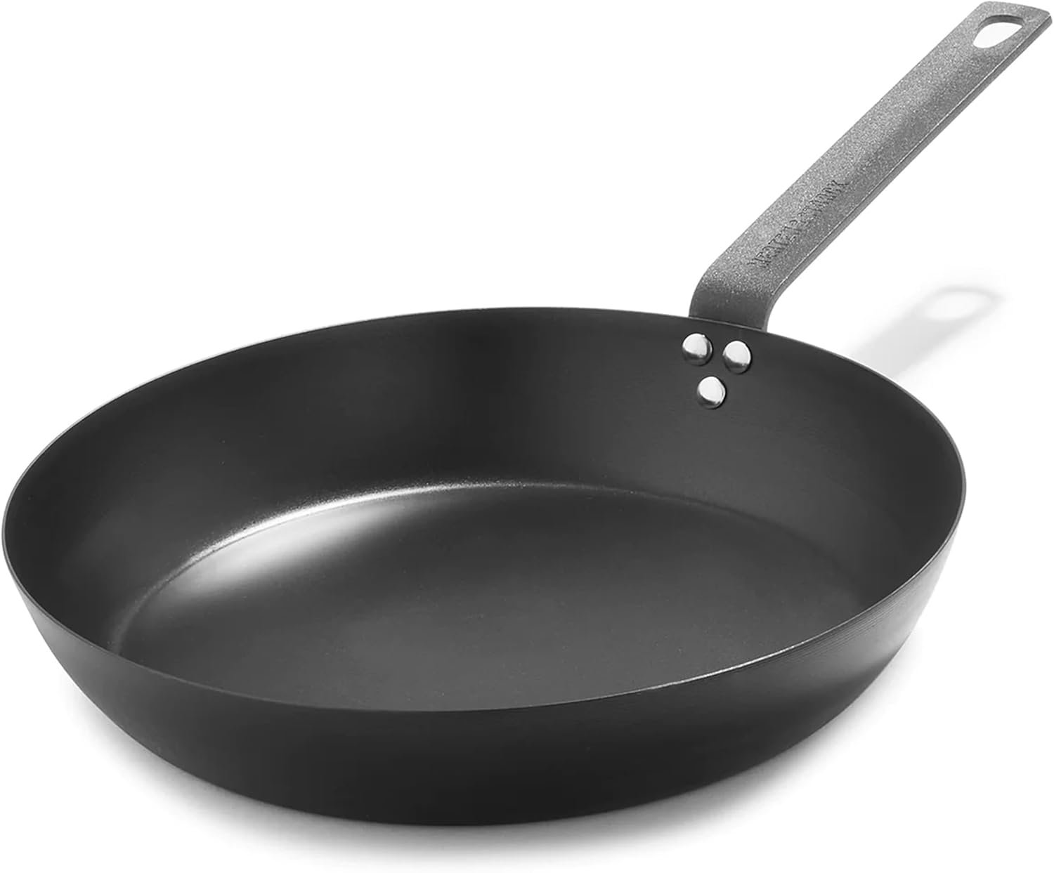 Merten and Storck 12 inch pre-seasoned carbon steel frying pan
