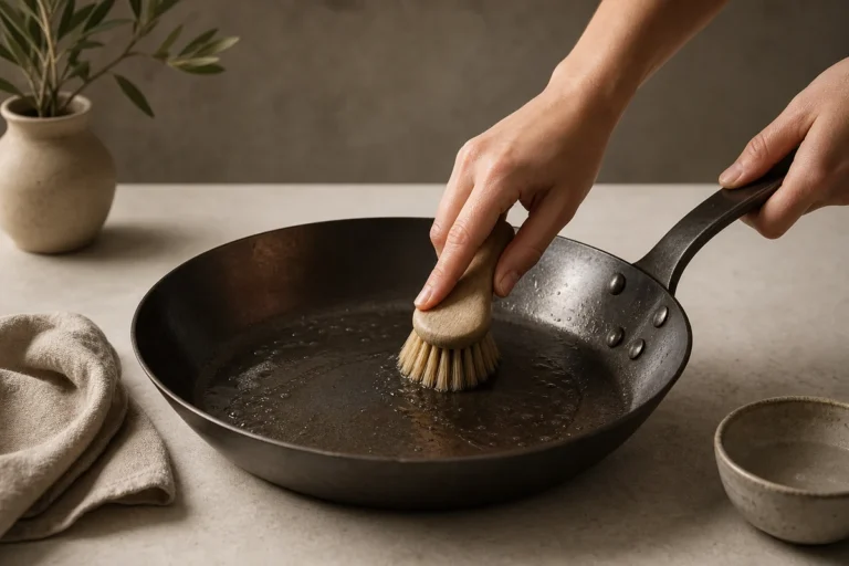 How to Clean a Carbon Steel Pan