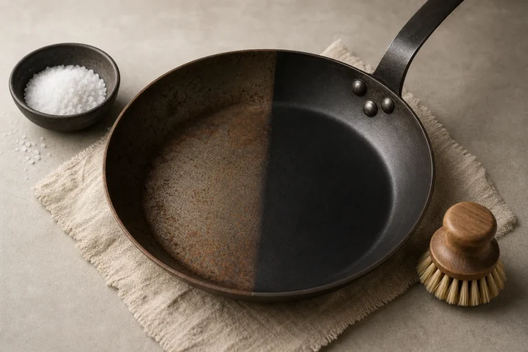 How to Remove Rust From a Carbon Steel Pan
