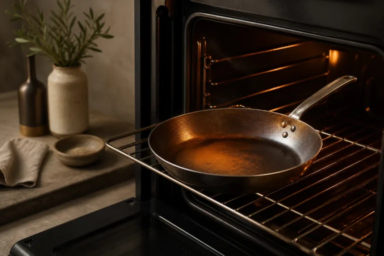 How to Season a Carbon Steel Pan in the Oven