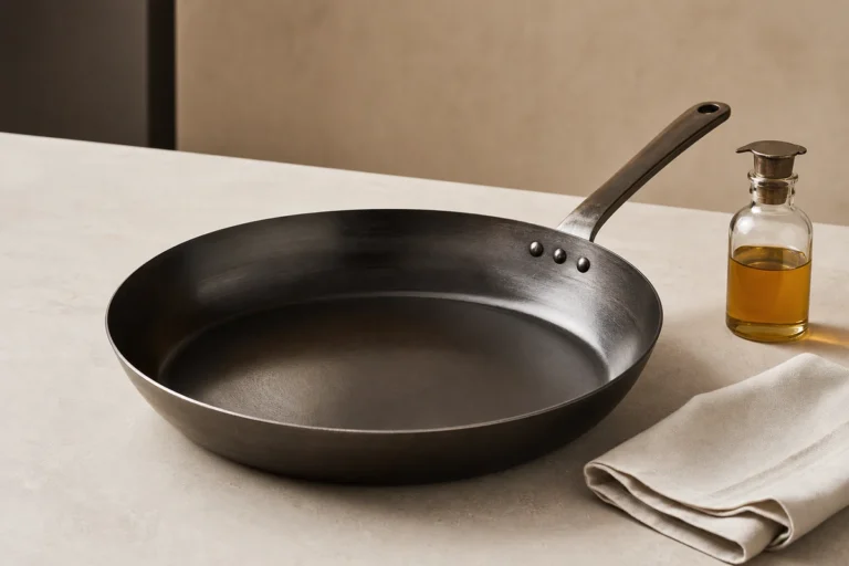 How to Season a Made In Carbon Steel Pan