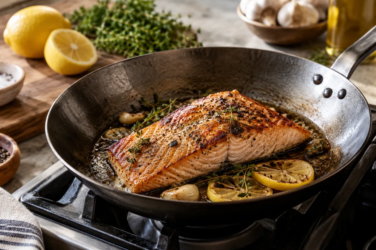 Carbon steel non toxic frying pan tested in our kitchen